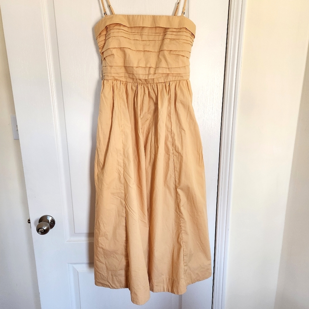 Abercrombie & Fitch strapless poplin midi dress, size S, never worn